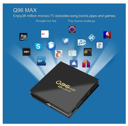 Q96 MAX S905 Android Video BOX 4K Set-top BOX TV BOX Network Set-top BOX TV BOX